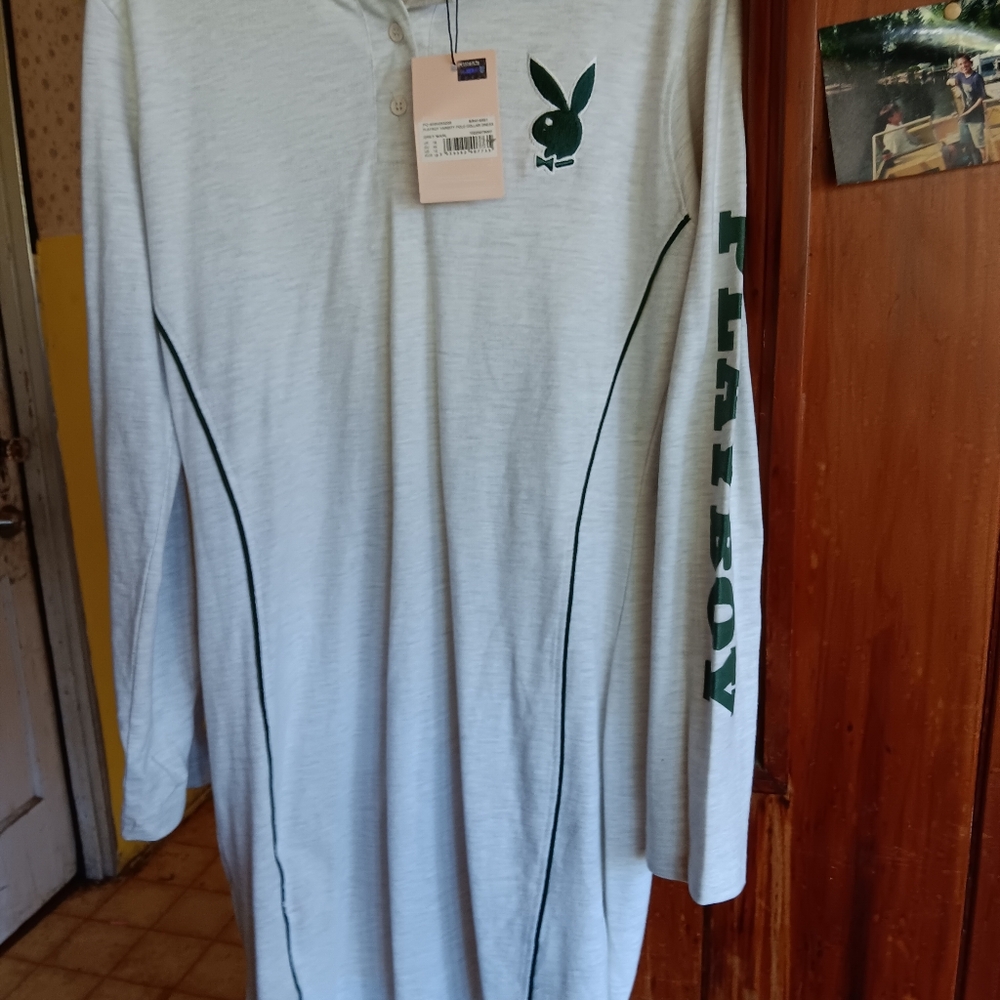 PLAYBOY NWT Missguided long sleeved dress. Super cute 😍 US 12 - Picture 9 of 11